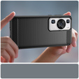 Etui do Huawei P60 / P60 Pro, Karbon, czarne