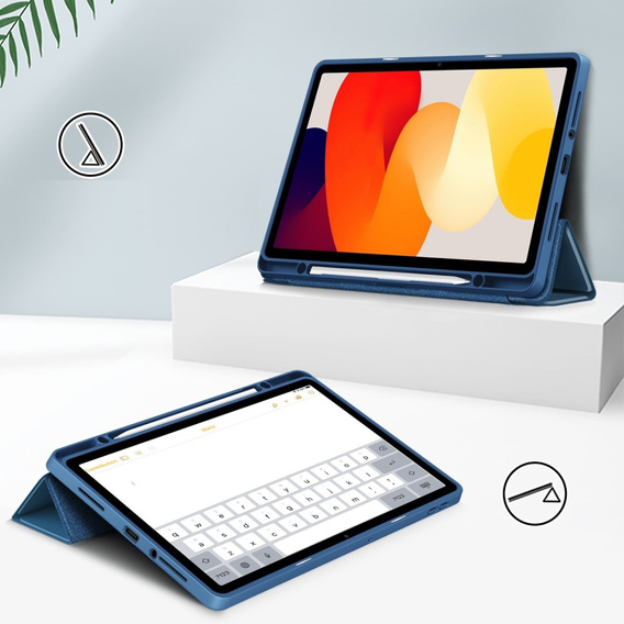 Etui do Xiaomi Redmi Pad SE 11", Smartcase Hybrid, z miejscem na rysik, niebieskie
