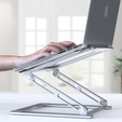 Aluminiowa podstawka do laptopa, stojak Tech-Protect - Srebrny