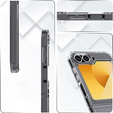 Etui do Samsung Galaxy Z Flip7 FE / Z Flip6, Fusion Hybrid, przezroczyste