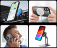 Etui Matt Case do iPhone 17, do Magsafe, matowe, czarne