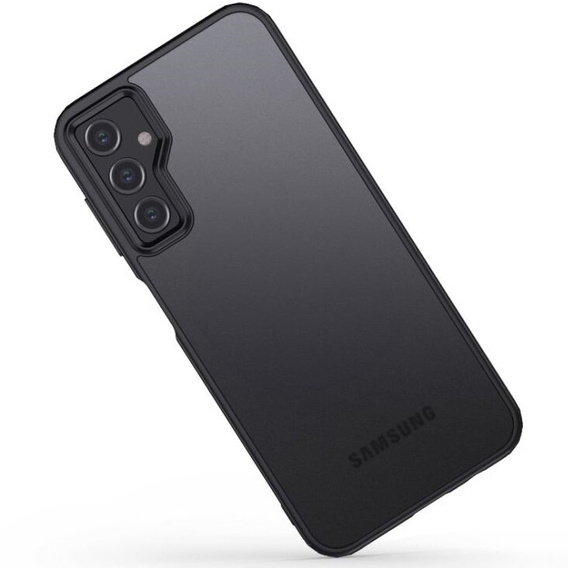 Etui Magmat do Samsung Galaxy S23 FE, Tech-Protect, Matowe Przezroczyste / Czarne