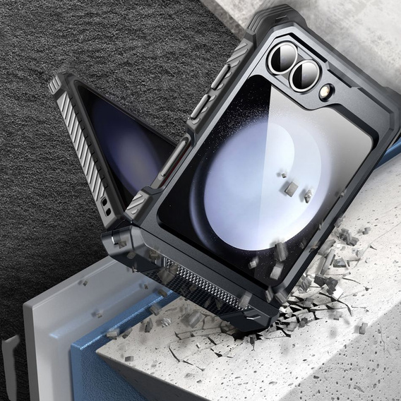 Etui Supcase IBLSN Armorbox do Samsung Galaxy Z Flip7 FE / Z Flip6, Czarne