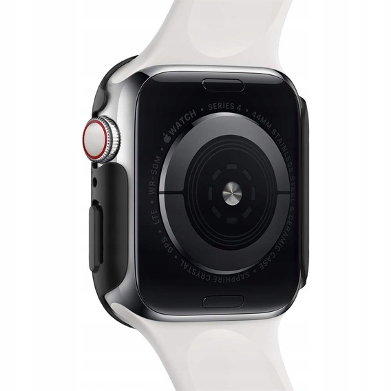 Etui SPIGEN do Apple Watch 4/5/6/SE 44MM, Thin Fit, Czarne
