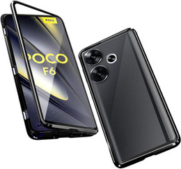 Etui do Xiaomi Poco F6, Frame Case, czarne
