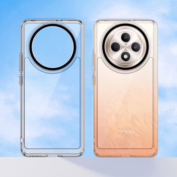 Etui do Oppo Reno 12FS / 12F, Fusion Hybrid, przezroczyste