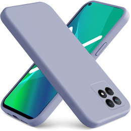 Etui do Realme 8i, Silicone Lite, lawendowe