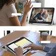 Etui do iPad 11" 2025 A16 (11 gen.) / iPad 10.9" 2022 (10 gen.), Smartcase z miejscem na rysik, Szare