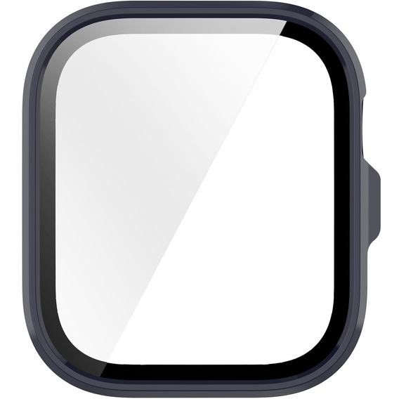 2w1 Etui z twardą ramką i szkłem hartowanym do Huawei Watch Fit 4 Pro - niebieskie