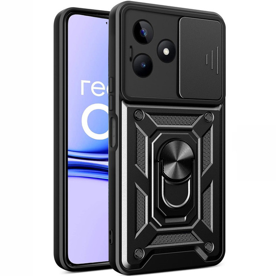 Etui pancerne do Realme C53 4G, CamShield Slide, czarne