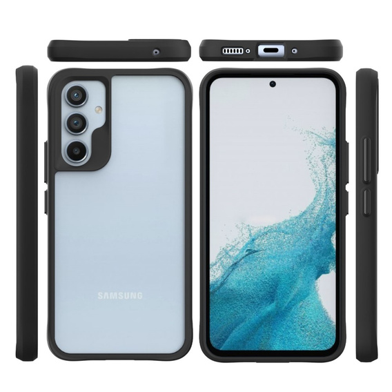 Etui do Samsung Galaxy A54 5G, Fusion Hybrid, przezroczyste / czarne