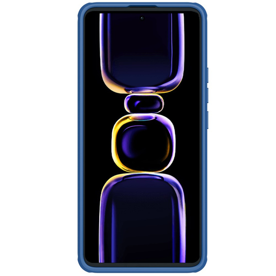 Etui NILLKIN do Poco F5 Pro 5G, Super Frosted Shield Case, Niebieskie