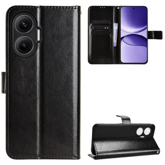 Etui z klapką Crazy Horse Wallet do Xiaomi Poco F7 5G