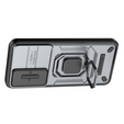Etui KickStand Camera Lens do Samsung Galaxy S24, szare