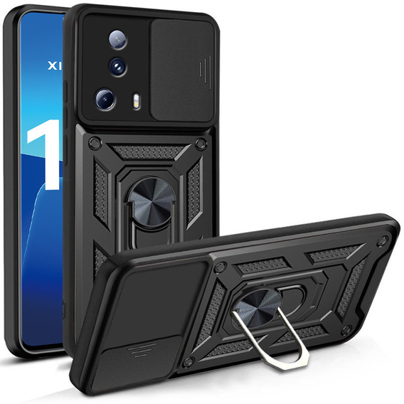 Etui pancerne do Xiaomi 13 Lite, CamShield Slide, czarne