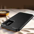 Etui do Samsung Galaxy A56 5G – skórzane z okienkiem Smart View i kieszenią na kartę, czarne