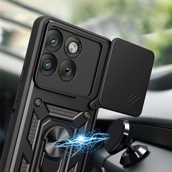 Etui pancerne CamShield Slide z osłoną aparatu i ringiem do Motorola Edge 70