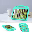 Etui do Lenovo Tab M10 X505F X605F /  Tab P10-X705F/L / Huawei T5 10.1, Cute Patterns, z podstawką, Zielone