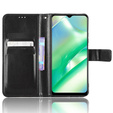 Etui z klapką do Realme C33, Crazy Horse Wallet, czarne