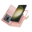 Etui z klapką do Samsung Galaxy S23 Ultra, Wallet, do MagSafe, różowe rose gold