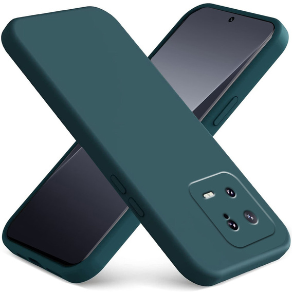 Etui do Xiaomi 13 5G, Silicone Lite, zielone