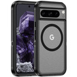 Etui z ramką do Google Pixel 8 Pro, do MagSafe, przezroczyste / czarne