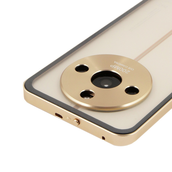 Etui do Realme 11 Pro 5G / Pro+ 5G, Frame Case, złote
