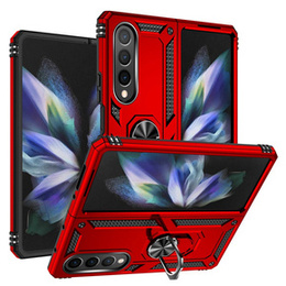 Etui pancerne do Samsung Galaxy Z Fold 4 5G, Nox Case Ring, czerwone