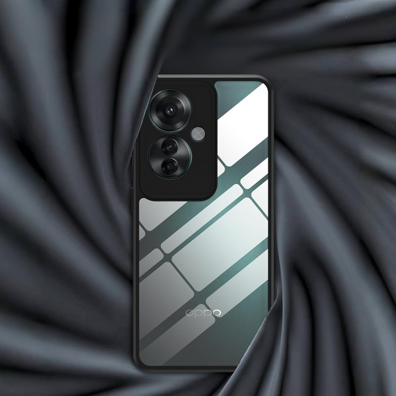Etui do Oppo Reno 11F 5G, Fusion Hybrid, matowe / czarne