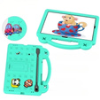 Etui do Samsung Galaxy Tab S7/S8/S9, Cute Patterns, z podstawką, Zielone