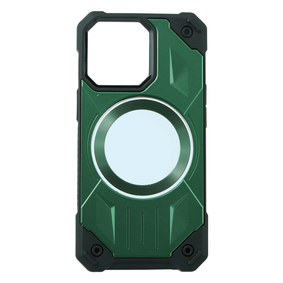 Etui do iPhone 14 Pro Max, Heavy Duty MagSafe, zielone
