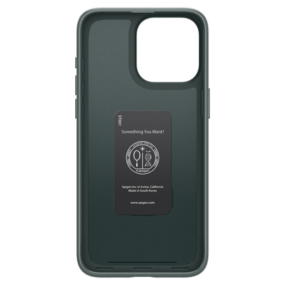 Etui Spigen do Apple iPhone 15 Pro Max, Thin Fit, Zielone