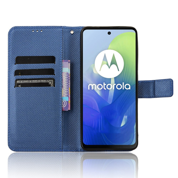 Etui z klapką do Motorola Moto G24 / G24 Power / G04, Wallet Smart Magnet, niebieskie