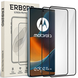 2x Szkło Hartowane ERBORD 3D do Motorola Edge 50 Fusion – ochrona całego ekranu