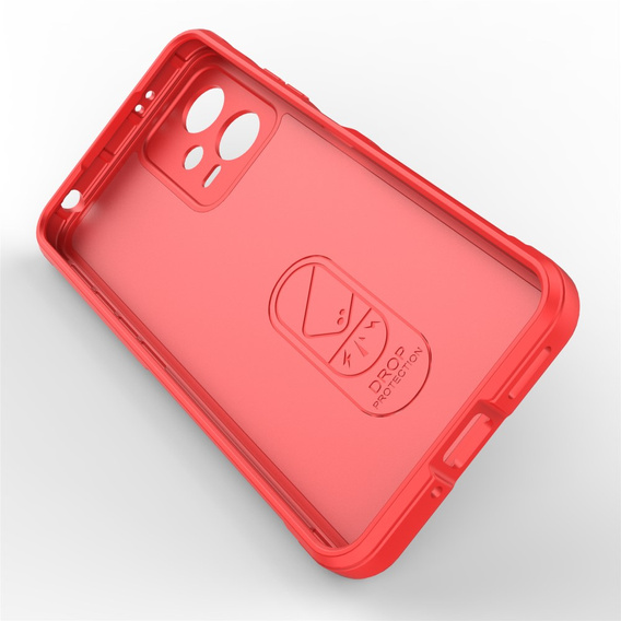 Etui do Xiaomi Redmi Note 12 5G / POCO X5 5G, Gaming Shockproof, czerwone
