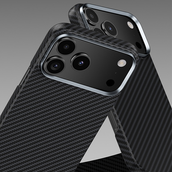 Etui BENKS Kevlar Armor Air Carbon Fiber 600D A070 do MagSafe do iPhone 17 Pro Max