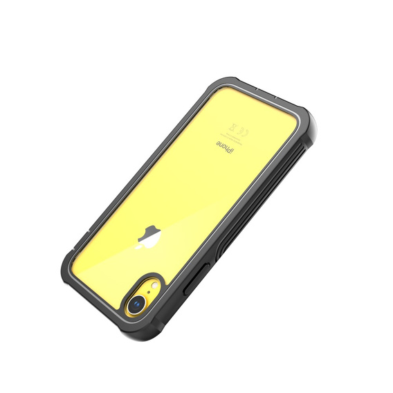 Etui do iPhone XR, Shockproof, z folią, czarne