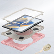 Etui dla dzieci do Samsung Galaxy Tab A8 10.5 SM-X200 SM-X205, pancerne z paskiem, Różowe