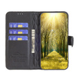 Etui z klapką do Samsung Galaxy A15, Wallet, BINFEN COLOR, czarne