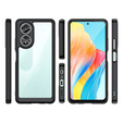 Etui do Oppo A58 4G, Fusion Hybrid, przezroczyste / czarne