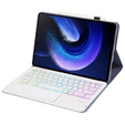 Etui z podświetlaną klawiaturą bluetooth touchpad do Xiaomi Pad 6 / 6 Pro, Fioletowe