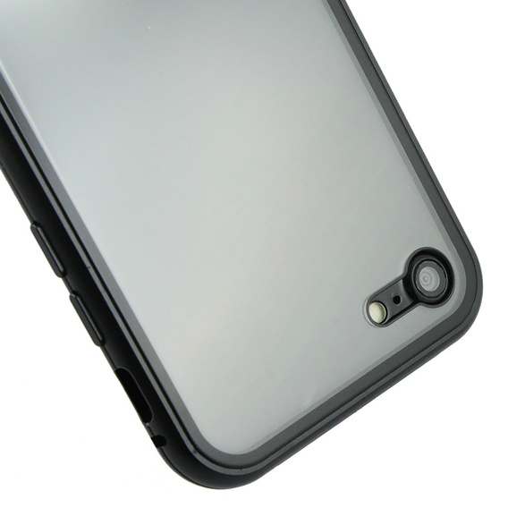 Etui do iPhone 7/8/SE 2020/SE 2022, Magnetic Dual Glass, czarne