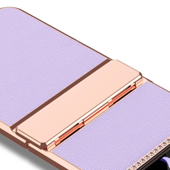 Etui do Samsung Galaxy Z Flip 4 5G, ElectroLeather, fioletowe