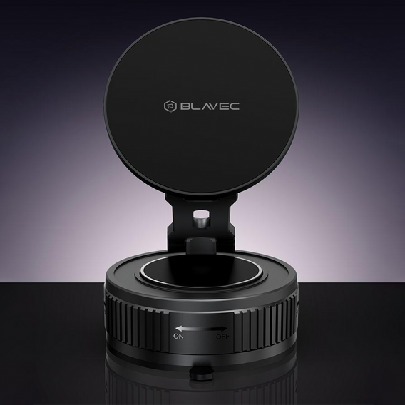 Magnetyczny uchwyt próżniowy do telefonu, do smartfonów z MagSafe i etui magnetycznych