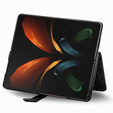 Etui z klapką do Samsung Galaxy Z Fold 4 5G, Mandala, czarne