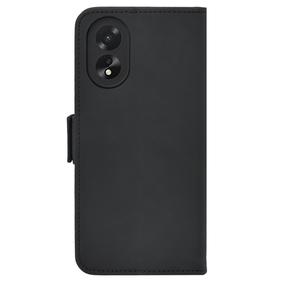 Etui z klapką do Oppo A58 4G, Card Slot, czarne