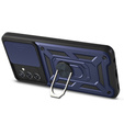 Etui pancerne do Samsung Galaxy M52 5G, CamShield Slide, niebieskie