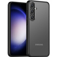 Etui do Samsung Galaxy S24, Fusion Hybrid, z ochroną aparatu, przezroczyste / czarne