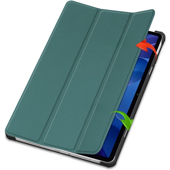 Etui z klapką i podstawką do Xiaomi Redmi Pad 2 – zielone