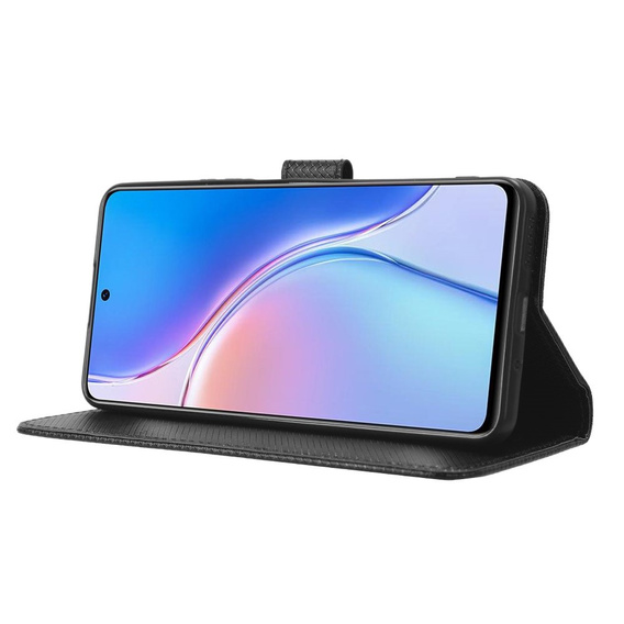 Etui z klapką do Huawei Nova 11i, Wallet Smart Magnet, czarne